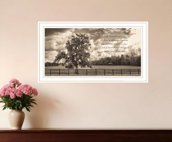 Our Family White Framed Print Wall Art