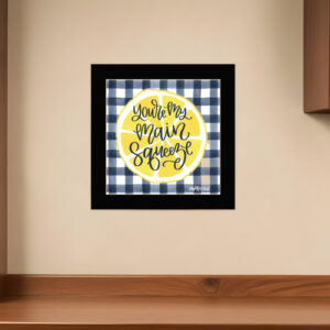 Main Squeeze Black Framed Print Wall Art
