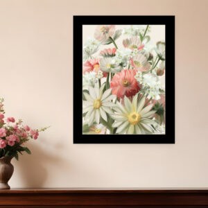 Summer Wildflowers For You Black Framed Print Wall Art
