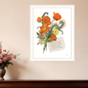 See You Grow White Framed Print Wall Art