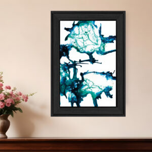 Ocean Living Black Framed Print Wall Art