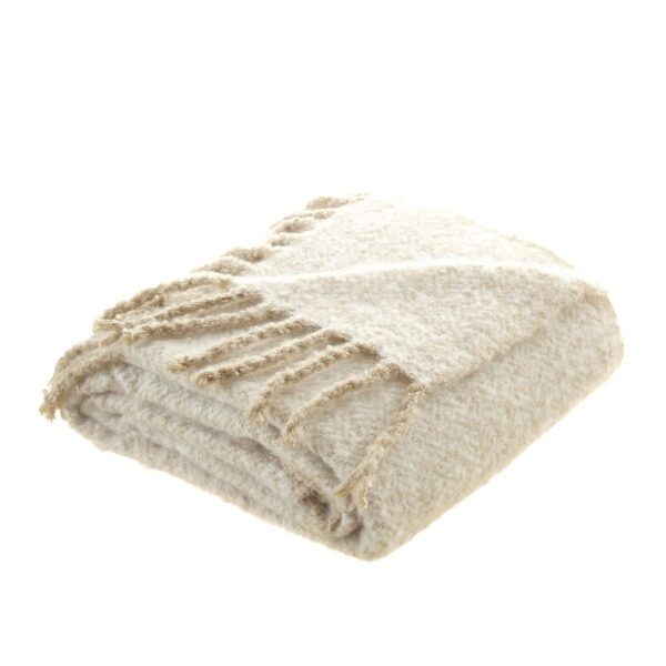 Sand Knitted Acrylic Geometric Throw Blanket