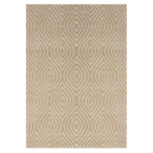 8' X 10' Beige Trellis Area Rug