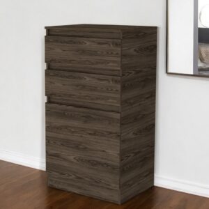 23" Brown Two Drawer Standard Chest