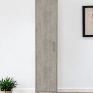 71" Gray Wood Pantry Or Storage Closet