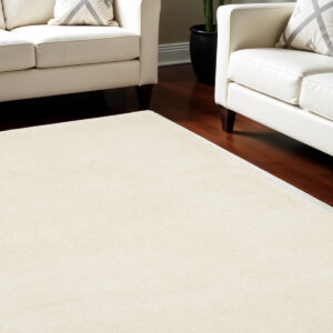 8' X 10' Ivory Shag Area Rug