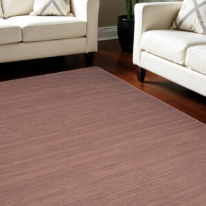 6' X 9' Brown Abstract Washable Area Rug