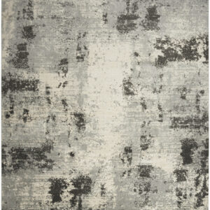 8' X 10' Cream Abstract Area Rug