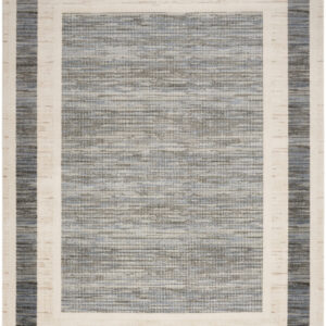 5' X 7' Gray Geometric Area Rug