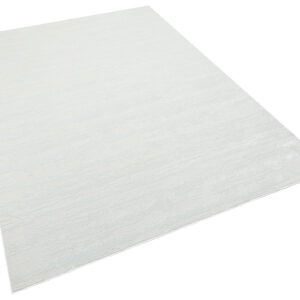 3' X 5' White Abstract Washable Non Skid Area Rug