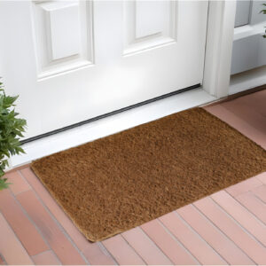 16" X 27" Brown Coir Outdoor Door Mat