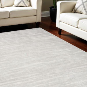 7' X 9' Gray Geometric Area Rug