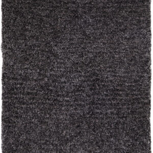 10' X 14' Black Shag Hand Tufted Area Rug