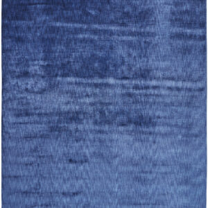 6' X 9' Blue Chevron Hand Woven Area Rug