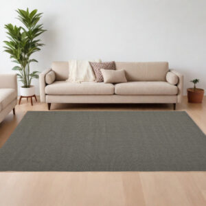 9' X 12' Green Hand Woven Area Rug