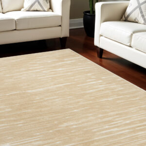 8' X 10' Tan Geometric Area Rug