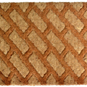 18" X 30" Brown Coir Outdoor Door Mat