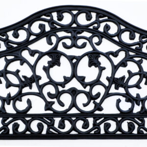 18" X 30" Black Rubber Outdoor Door Mat