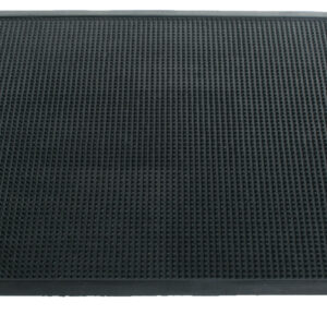 24" X 40" Black Rubber Outdoor Door Mat
