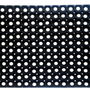 19" X 39" Black Rubber Outdoor Door Mat