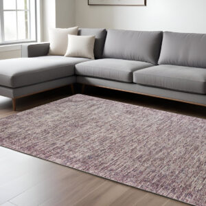 6' X 9' Purple And Pink Hand Tufted Area Rug