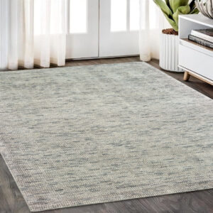 5' X 8' Stone And Gray Hand Tufted Area Rug