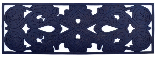 10" X 30" Black Rubber Outdoor Door Mat