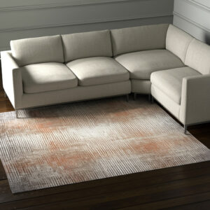 12' X 15' Ivory Taupe And Pink Abstract Area Rug